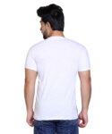 Typography Men Round Neck White T-Shirt